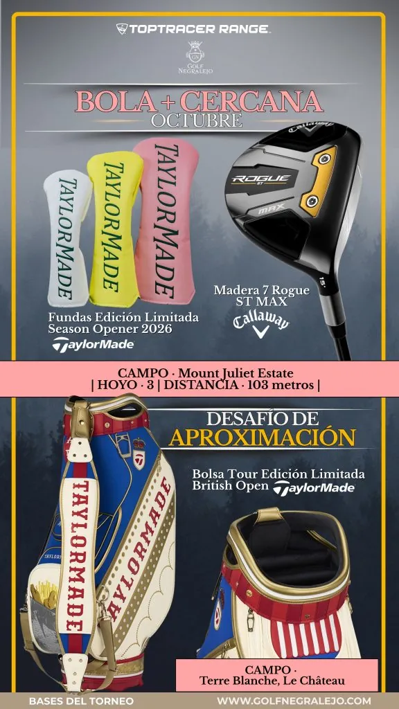 Cartel del torneo Toptracer de octubre